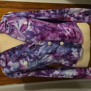 Merona Purple and Blue Blazer